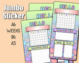 Undated Mother's Day Monthly Jumbo Sticker