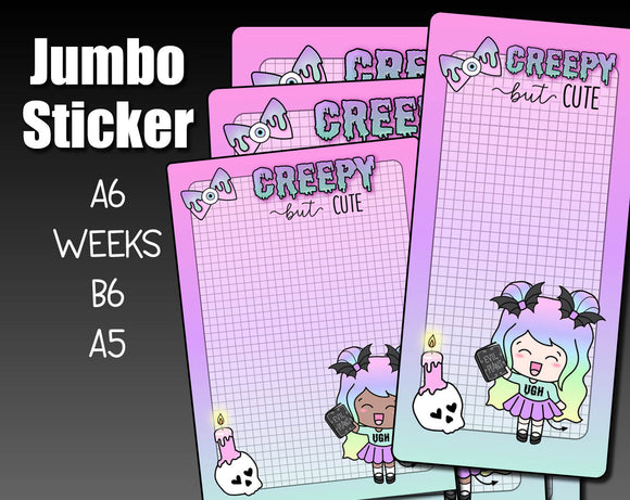 Pastel Goth Luna Jumbo Sticker