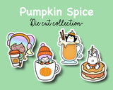 Pumpkin Spice Sticker DIE CUT Collection