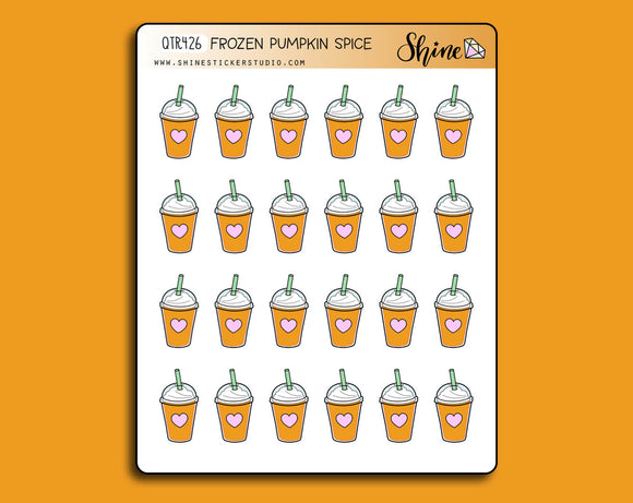 Frozen Pumpkin Spice Stickers