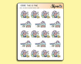 Luna This Is Fine Stickers