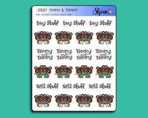 Timmy & Tommy Stickers