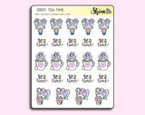Tea Time Luna Stickers