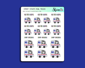 Star's Mail Truck Stickers - Star the Unicorn By Shine Studio 