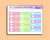 All Color Hobonichi Cousin Date Covers Designed By Shine Sticker Studio