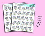 Luna Weather Stickers
