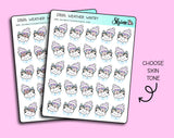 Luna Weather Stickers