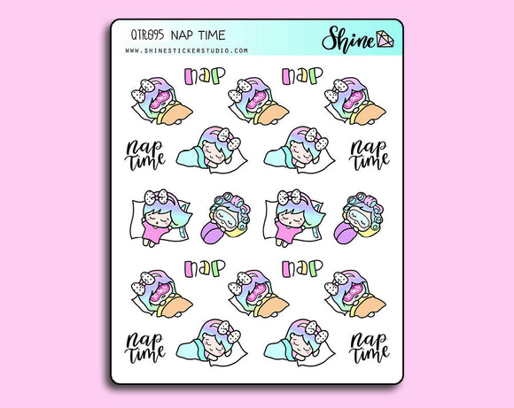 Nap Time Luna Stickers