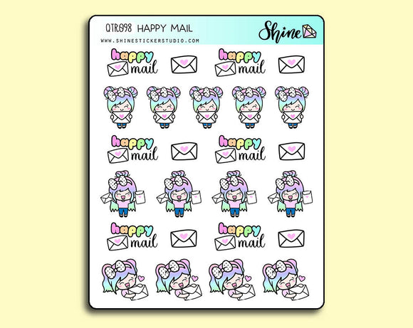 Happy Mail Luna Stickers