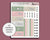 Gnome Date Covers Designed By Shine Sticker Studio | Hobonichi Weeks