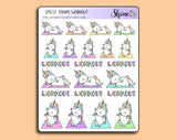 Star's Workout Stickers