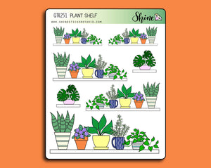 Plant Shelf Stickers