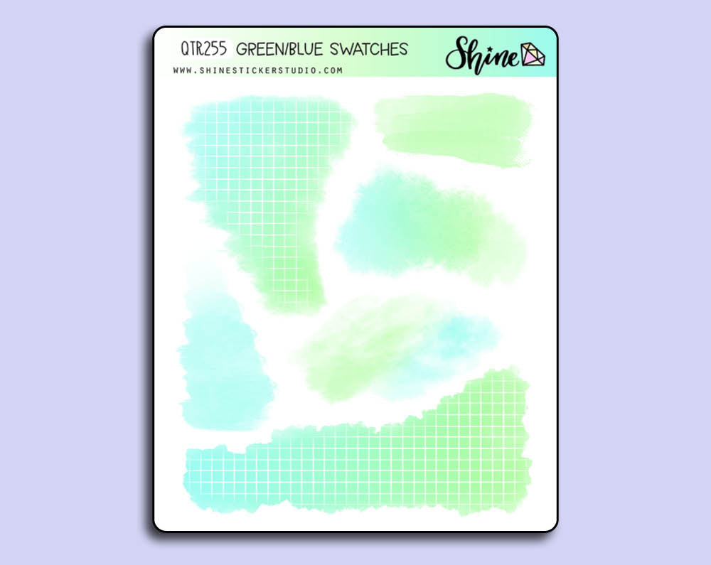 Normal Swach Sticker Watercolor Swatches Stickers – Shine Sticker Studio