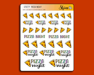 Pizza NIght - Deco Stickers