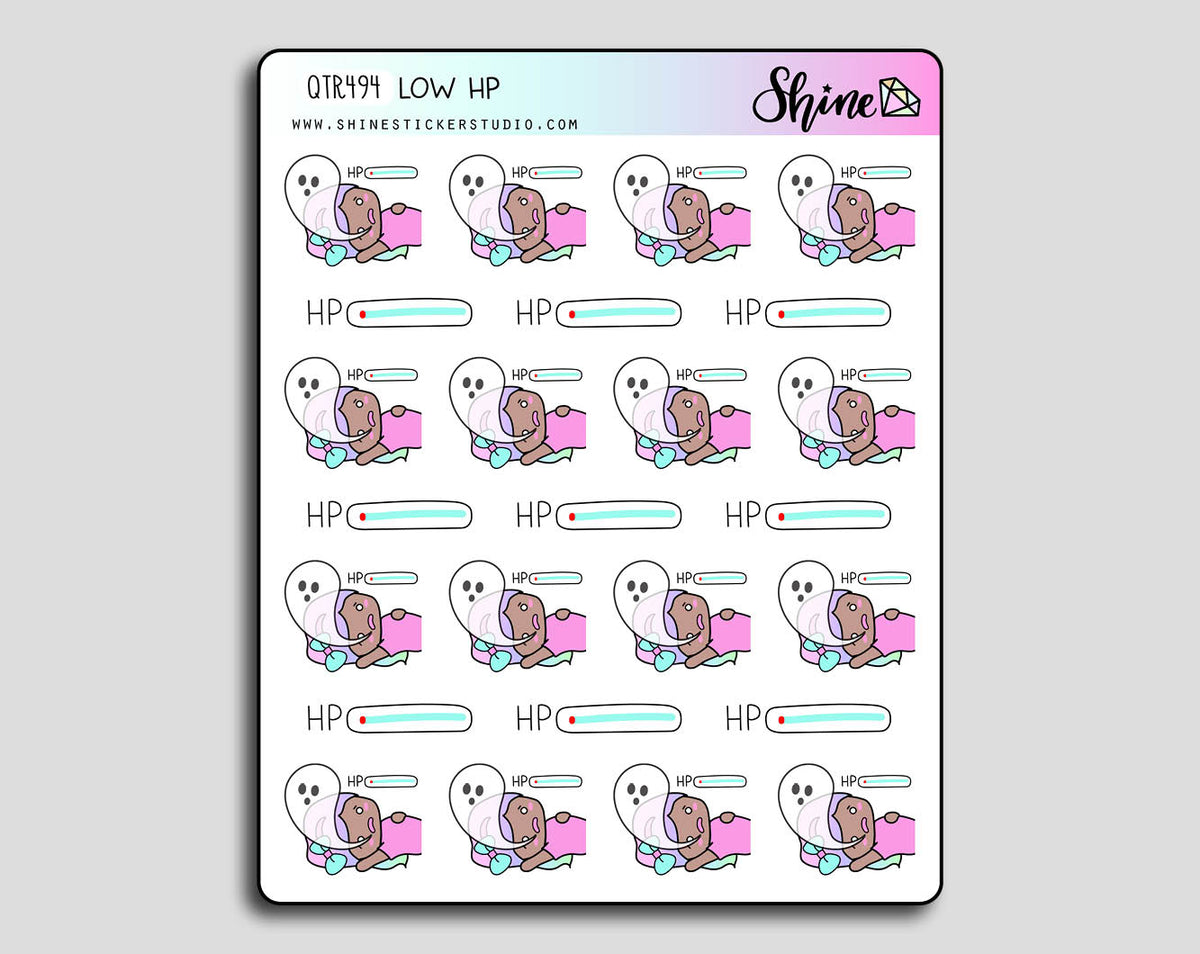 Low Hp Sticker Luna Low HP Stickers – Shine Sticker Studio