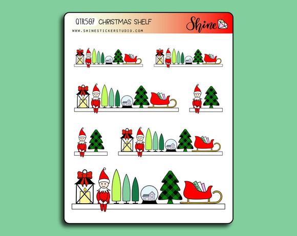 Christmas Shelf Stickers