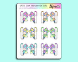 Luna Highlighter Tab Stickers