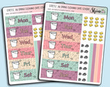 A6 Spring Cleaning Hobonichi Date Cover Stickers