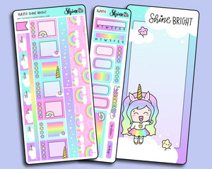 Shine Bright - Hobonichi Weeks Sticker Kit
