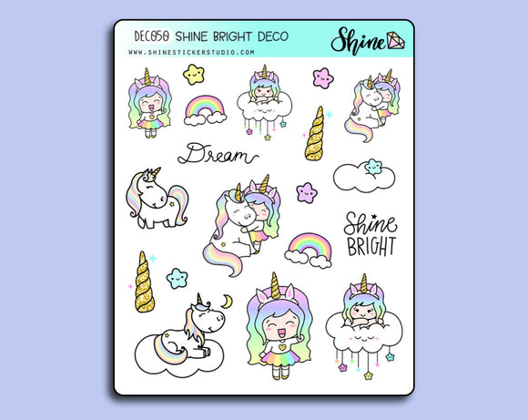 Shine Bright Deco Stickers