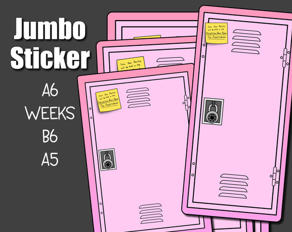 We Wear Pink Jumbo Sticker