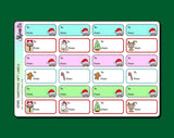 Cool Christmas Gift Label Stickers | Gift Label Stickers | Shine Studio 