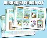 Cozy Cabin - Hobonichi Cousin Sticker Kit | Shine Sticker Studio | Animal Crossing Stickers | Luna Sticker