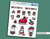 Santa's Workshop Deco Stickers & Animal Crossing Stickers By Shine Studio 