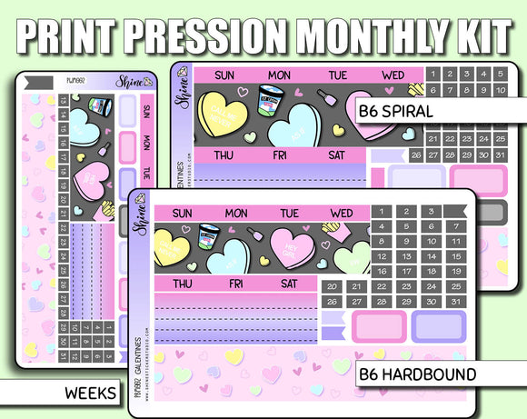 Undated Galentines Monthly Kit - Print Pression