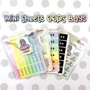 Oops Bag - Mini Sheets Grab Bag - Misfit Grab Bag Stickers