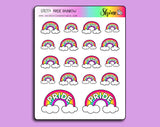 Pride Rainbow Stickers