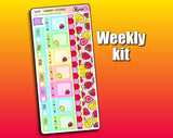 Starberry Lemonade - Hobonichi Weeks Sticker Kit
